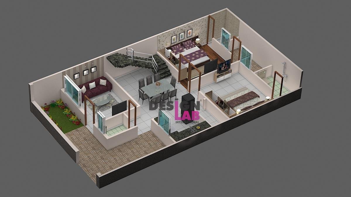 3D Architectural Rendering Services | Interior Design Styles » 2 Bhk ...