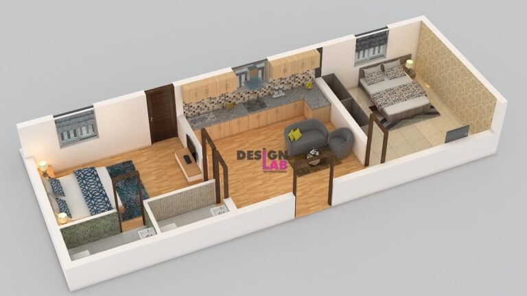 2 Bhk House Plan In Village 3d Model Pdf