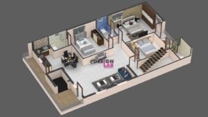 3 bedroom rowhouses floor plan 6