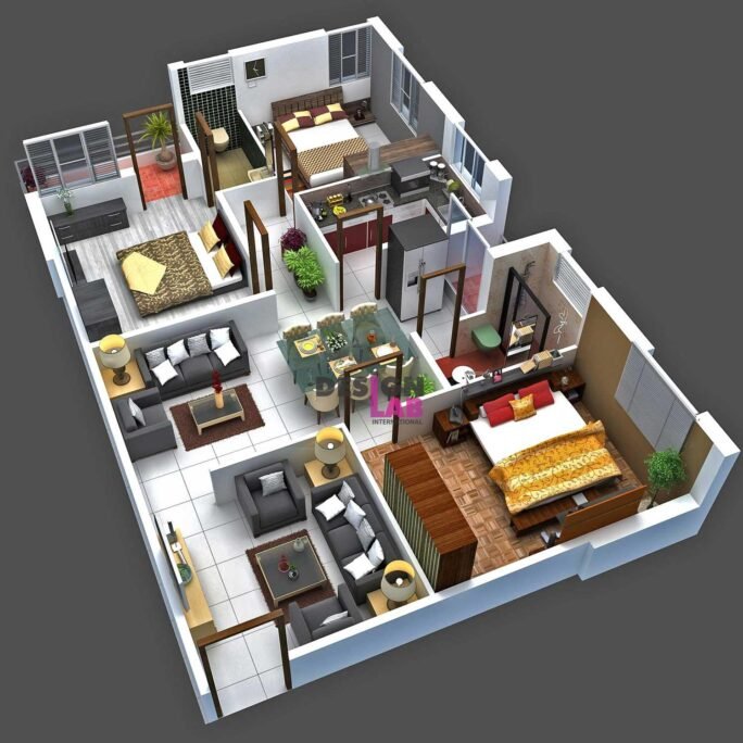 3D Architectural Rendering Services | Interior Design Styles » Modern 3 ...