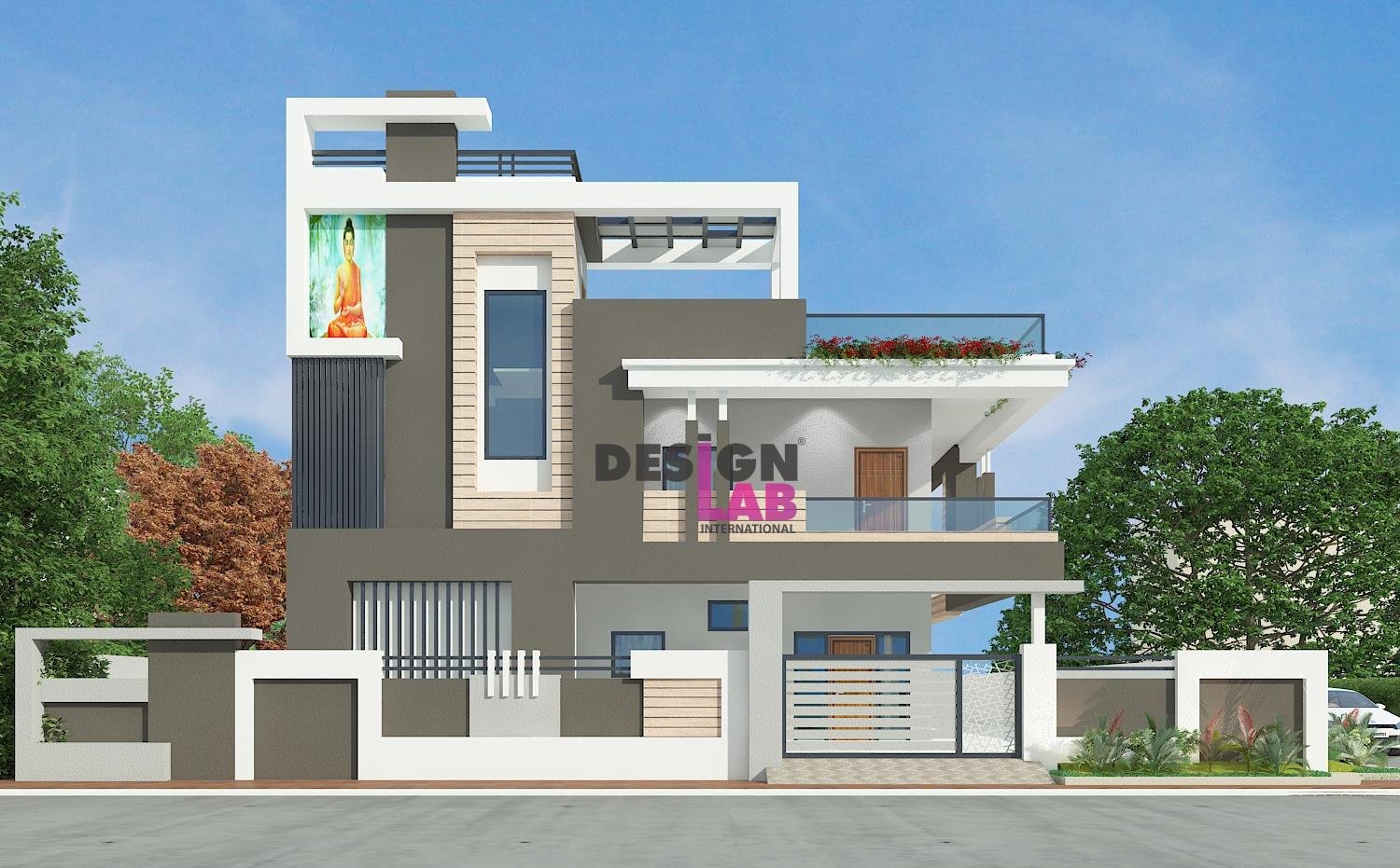 Facade house design in india