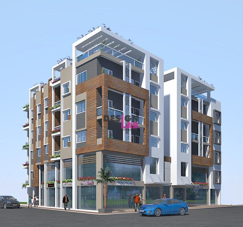 multi storey commercial residential building