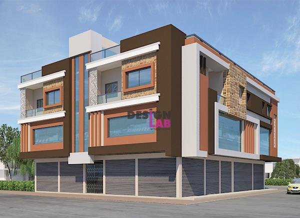 Modern commercial exterior building elevation designs