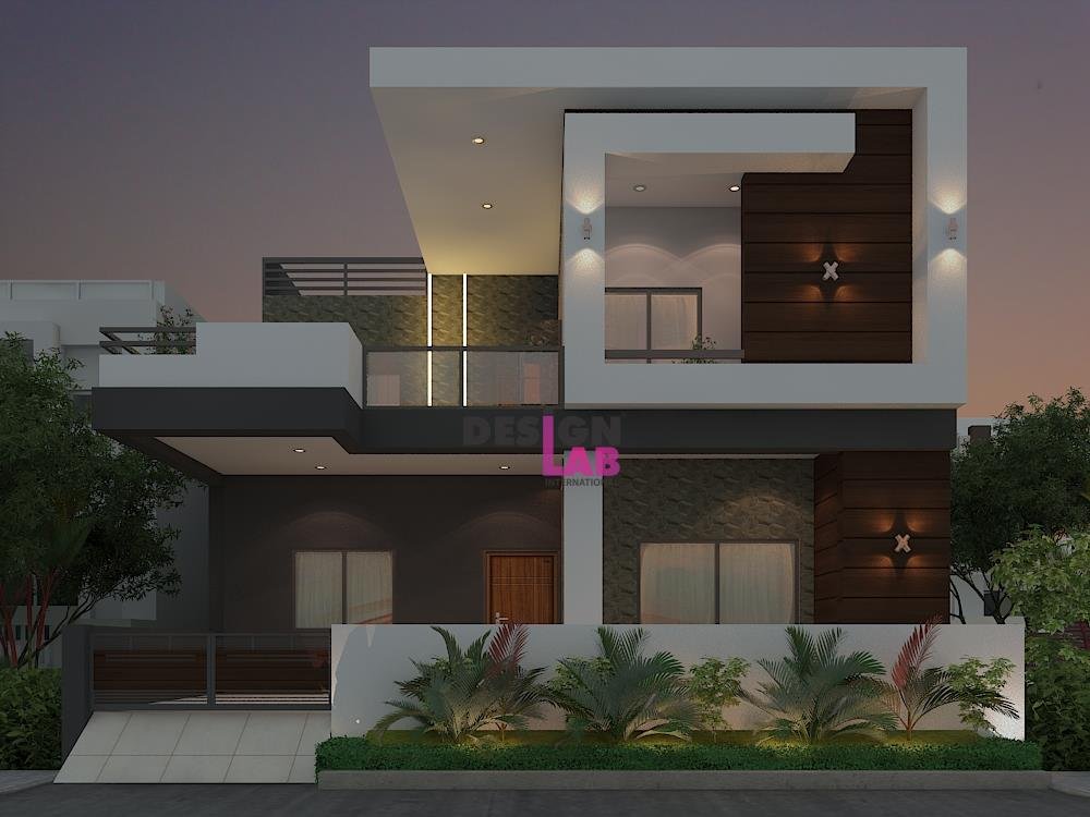 Image of Modern bungalow house Design 4 bedrooms