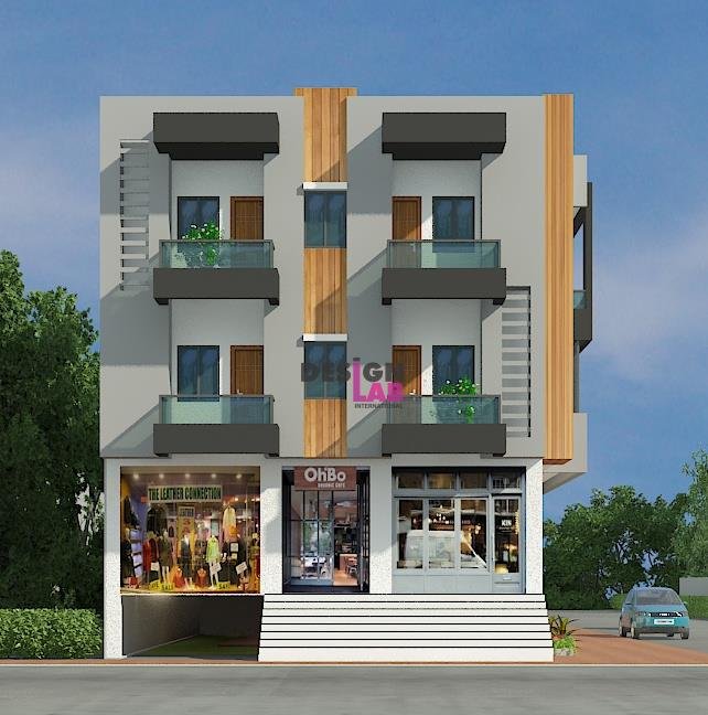 Image of Modern House with shop attached