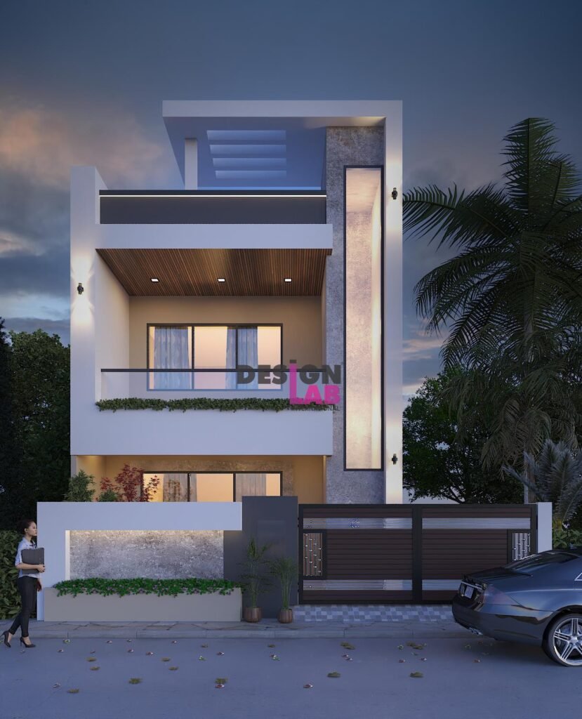 Image of Luxury house front design