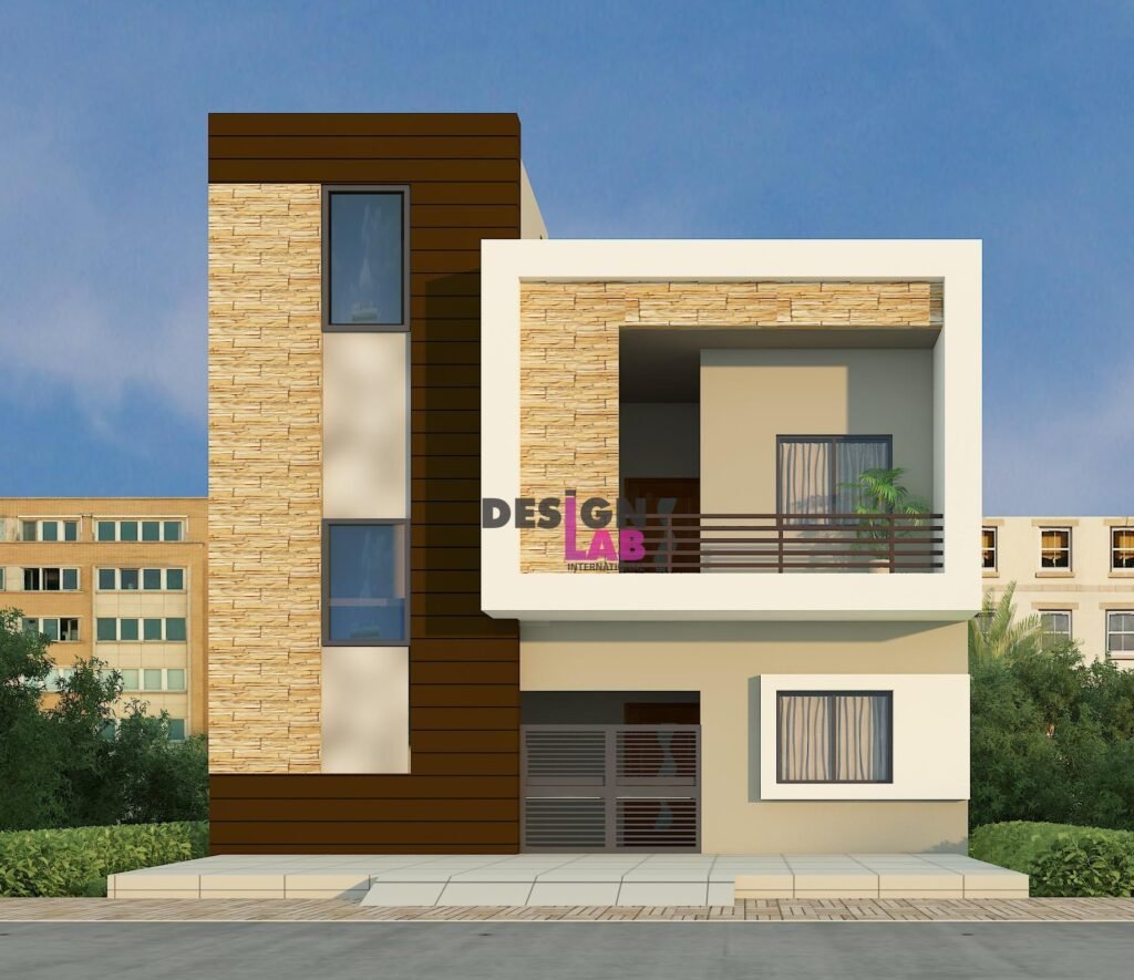 Low budget Modern house design in india 