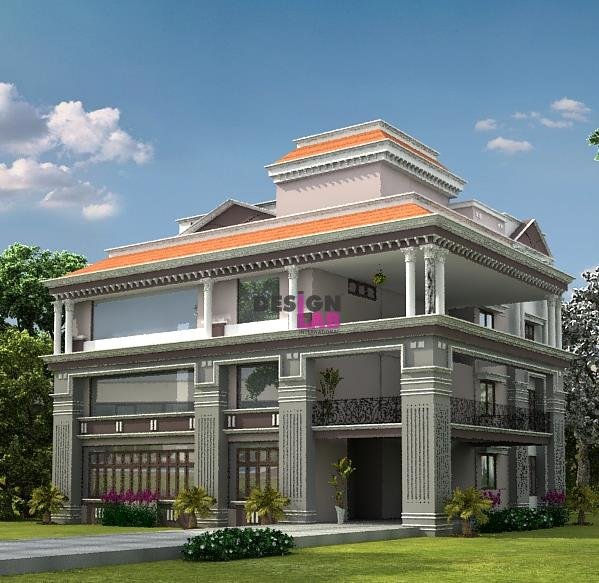 Image of Classic villa exterior design