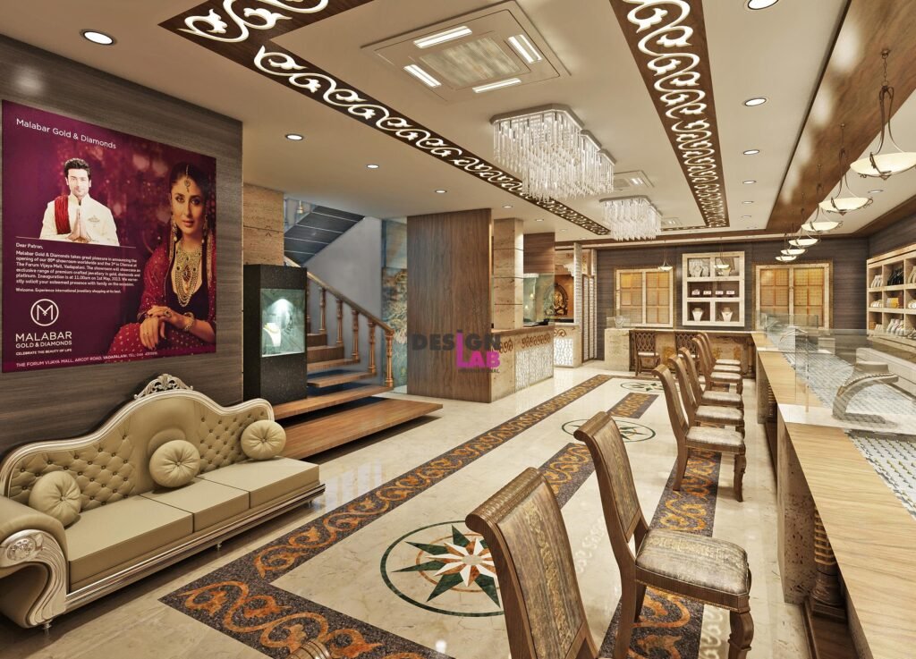 Jewellery Showroom Interior Design Ideas In Indian Style