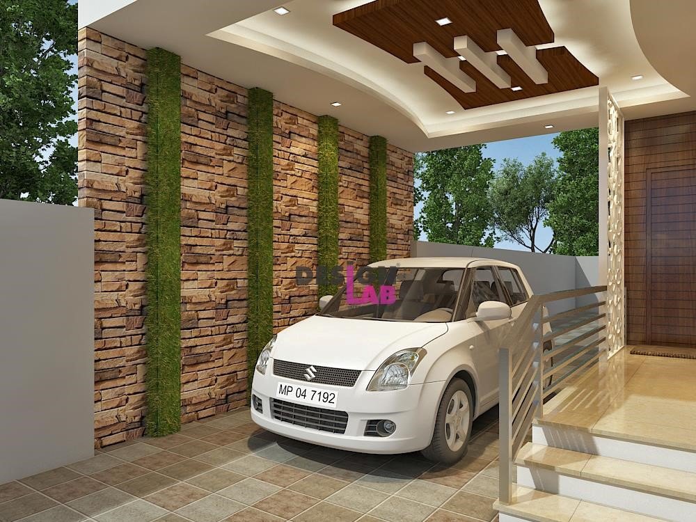 Image of Modern car porch designs for Houses,