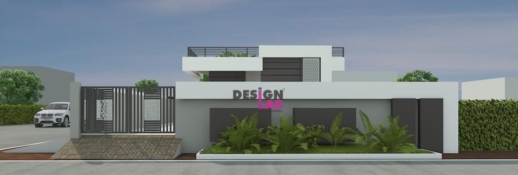 Image of Modern Small duplex House design