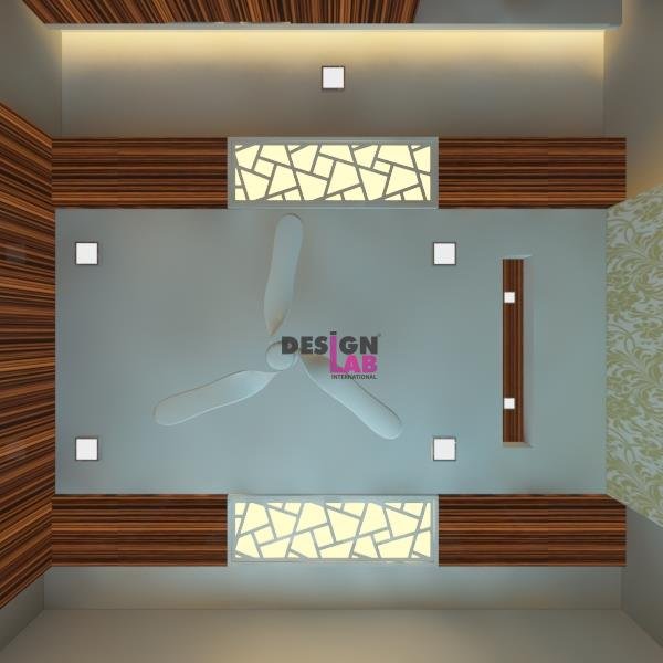 Image of Wooden master bedroom interior design