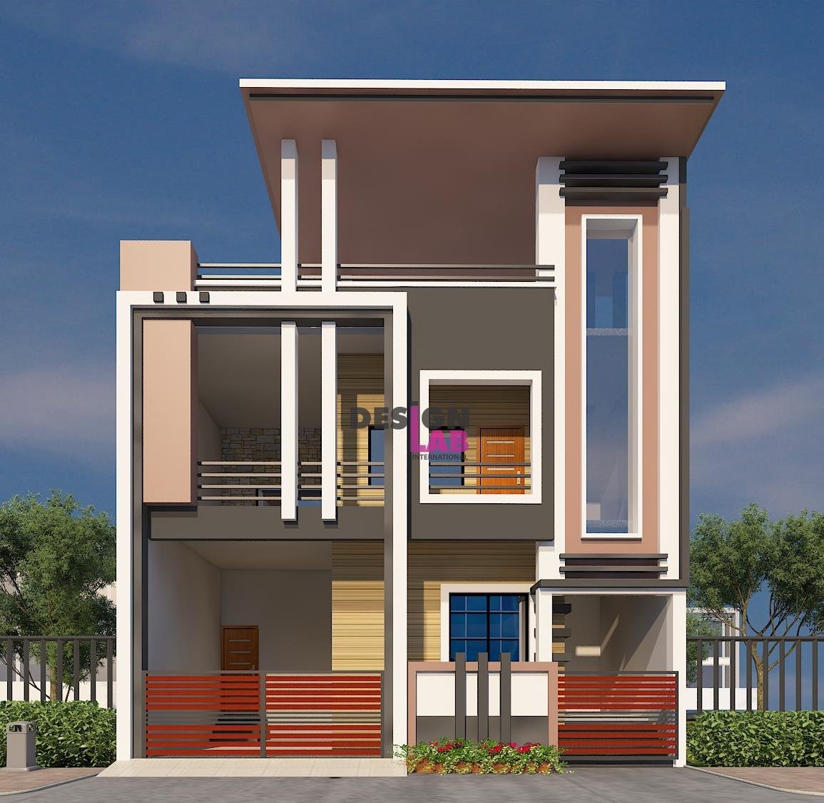 Modern Front View House Plans