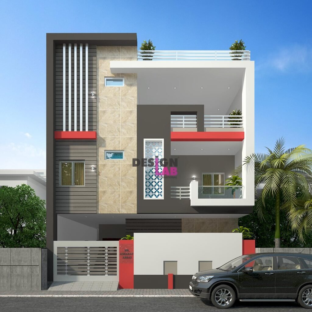 Image of Simple home front colour design