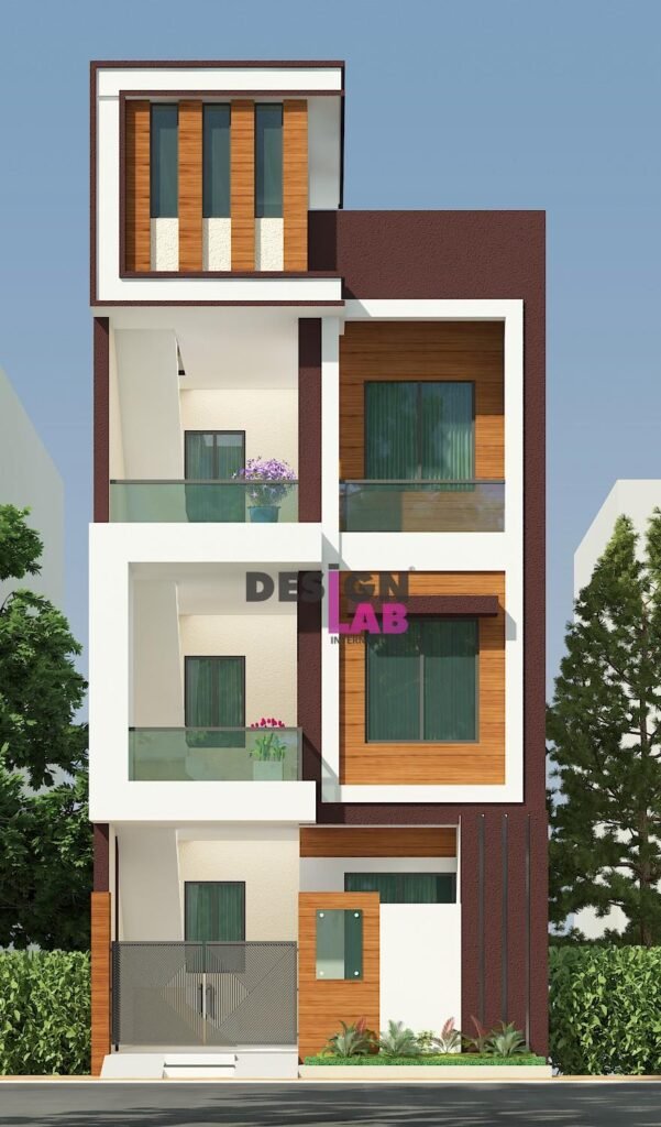 Front elevation colour combination in India