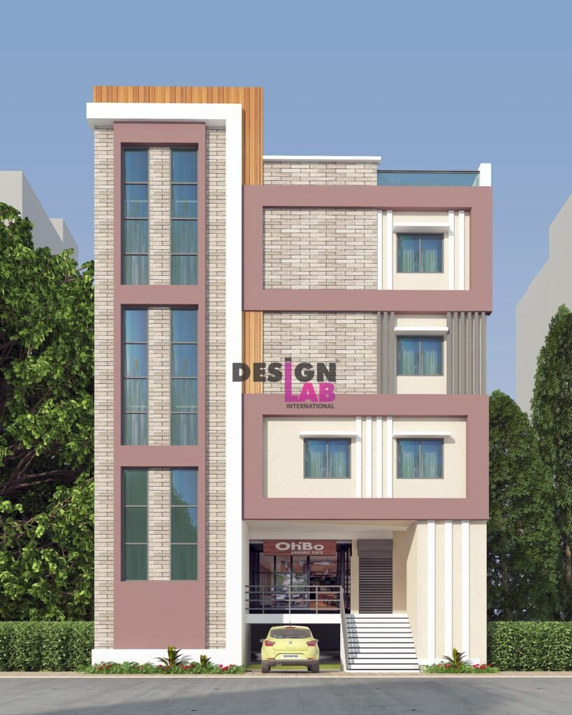Image of Simple 3 Storey House Design
