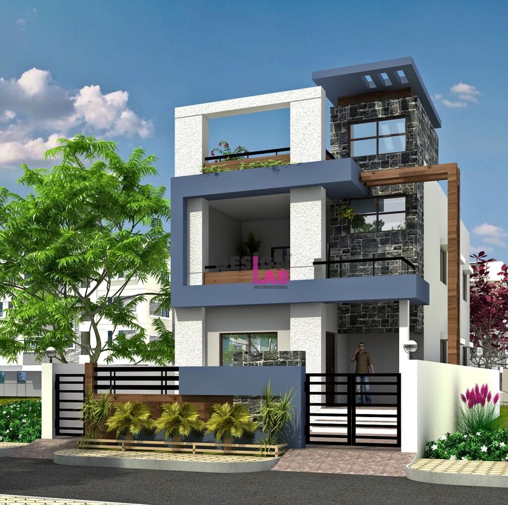 Image of 2 Storey house design low Budget