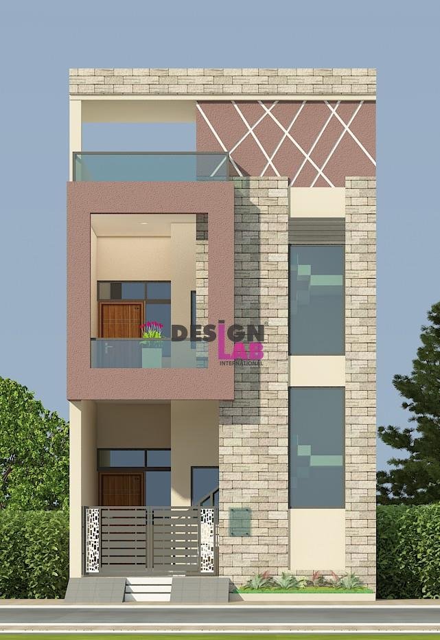 2 floor house outside design