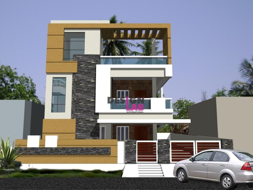 Image of Village house Balcony Design